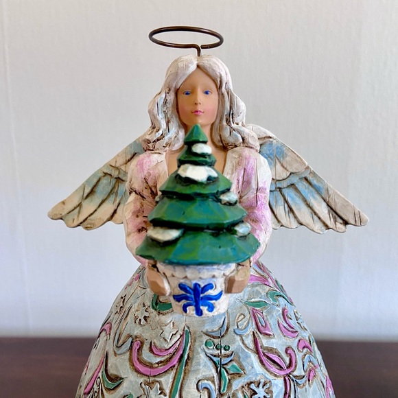 Jim shore angel christmas morning